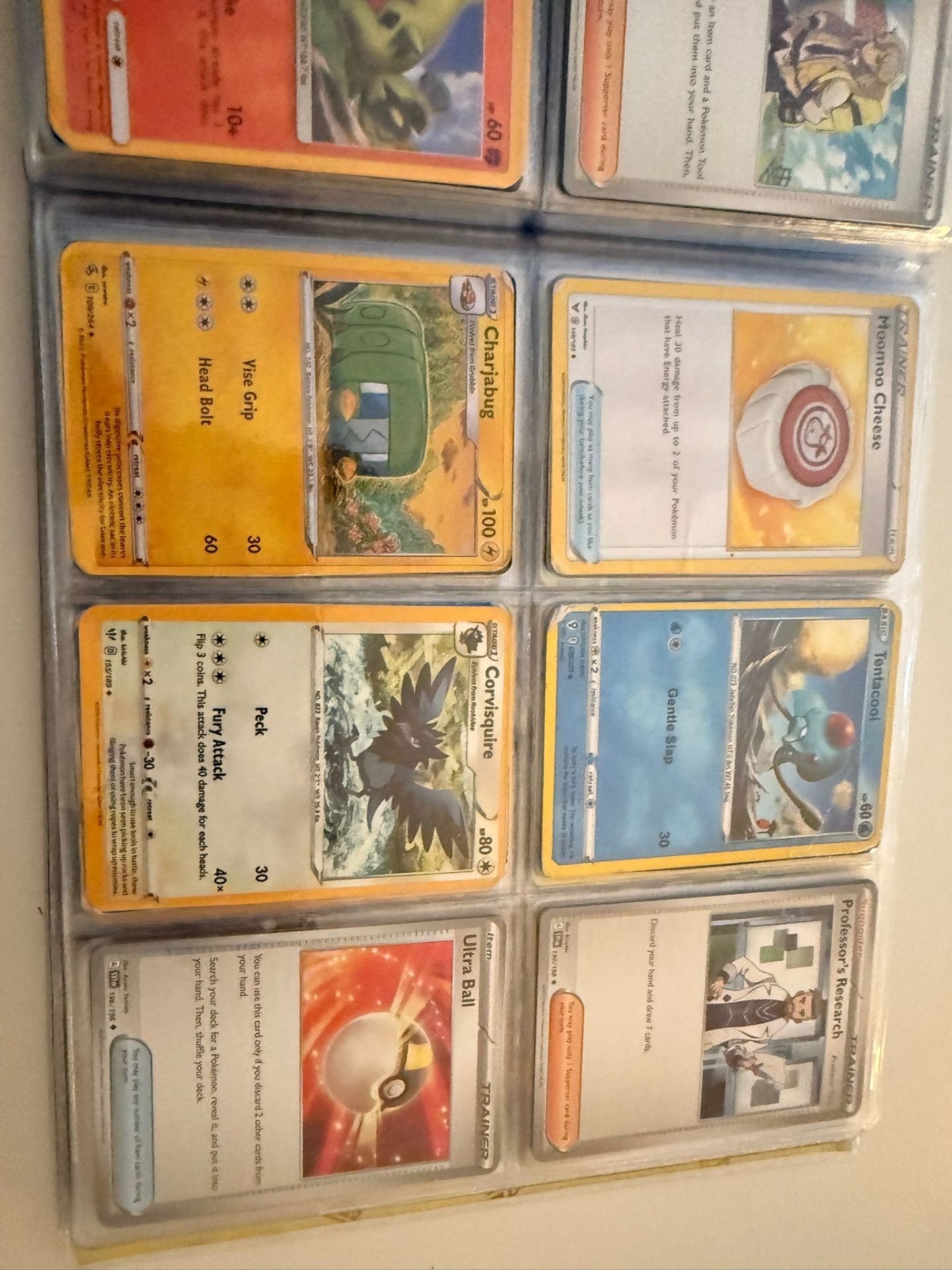 Pokémon binder page 20